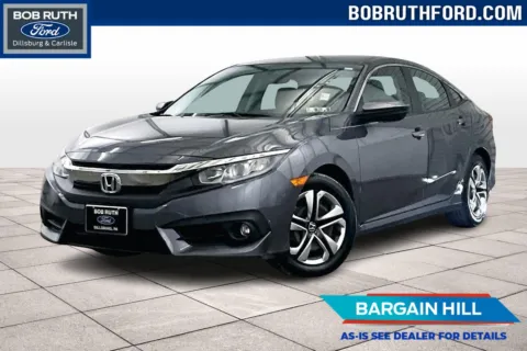 Gray 2016 Honda Civic Sedan LX for sale in Dillsburg, PA