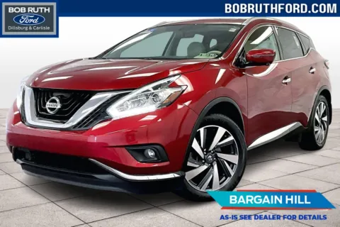 Red 2016 Nissan Murano Platinum for sale in Dillsburg, PA