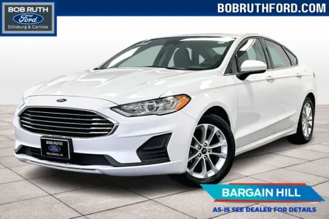 White 2019 Ford Fusion SE for sale in Dillsburg, PA