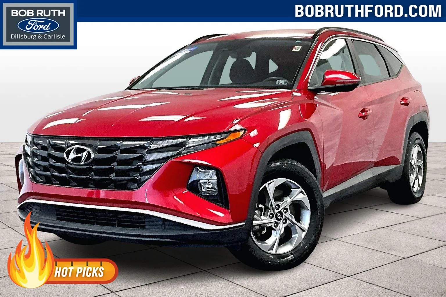 Red 2022 Hyundai Tucson SEL for sale in Dillsburg, PA
