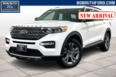 White 2022 Ford Explorer XLT for sale in Dillsburg, PA