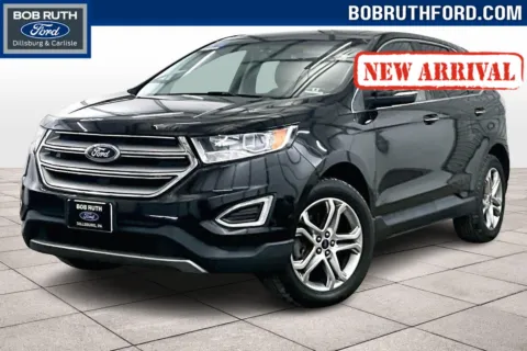 Black 2017 Ford Edge Titanium for sale in Dillsburg, PA