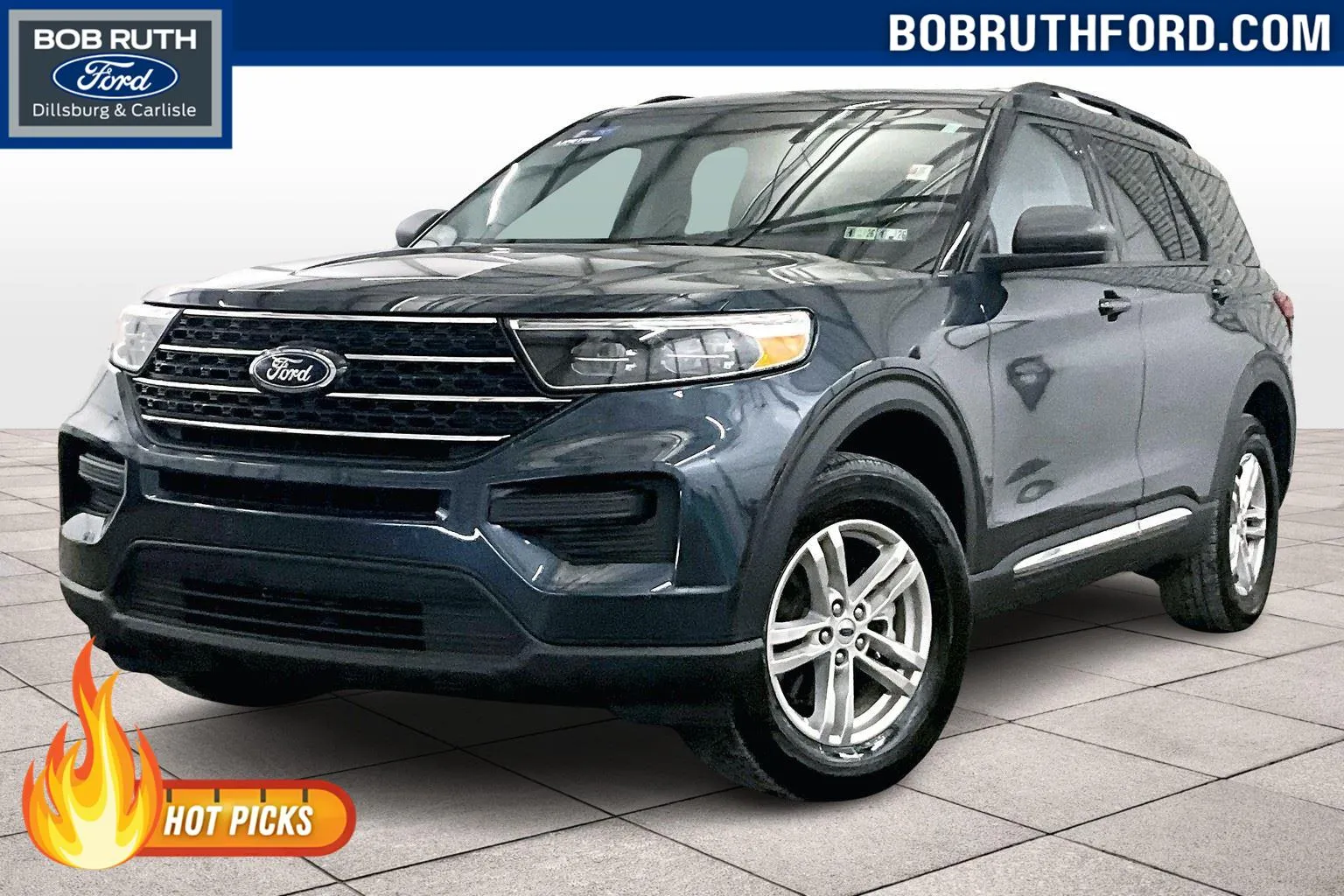 Blue 2023 Ford Explorer XLT for sale in Dillsburg, PA