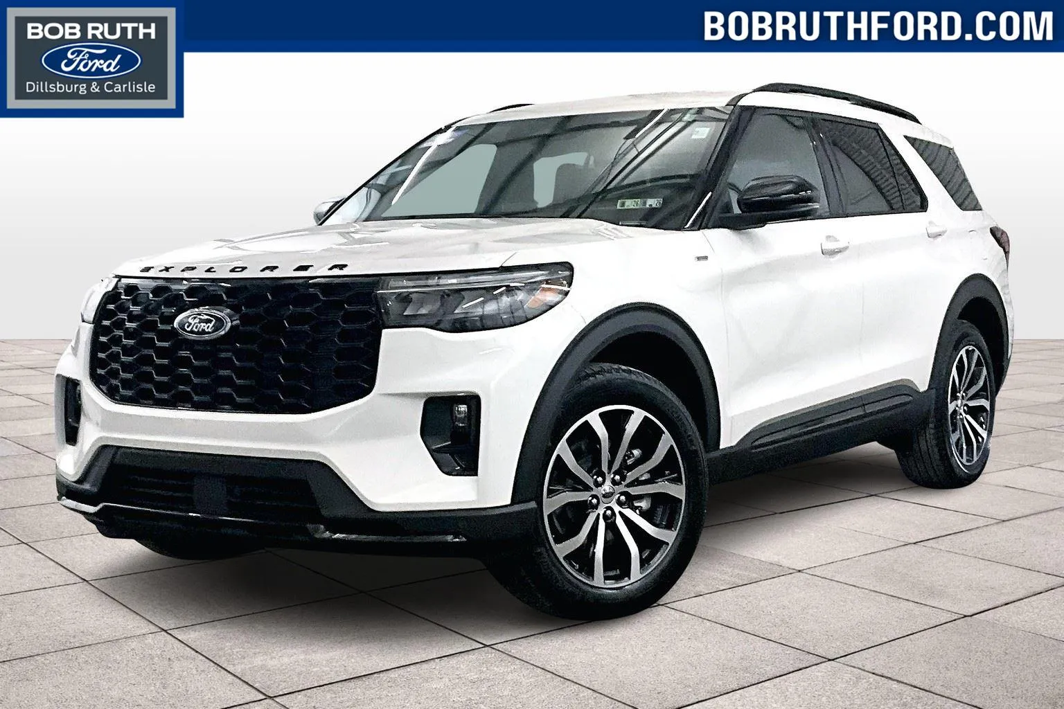 White 2025 Ford Explorer ST-Line for sale in Dillsburg, PA