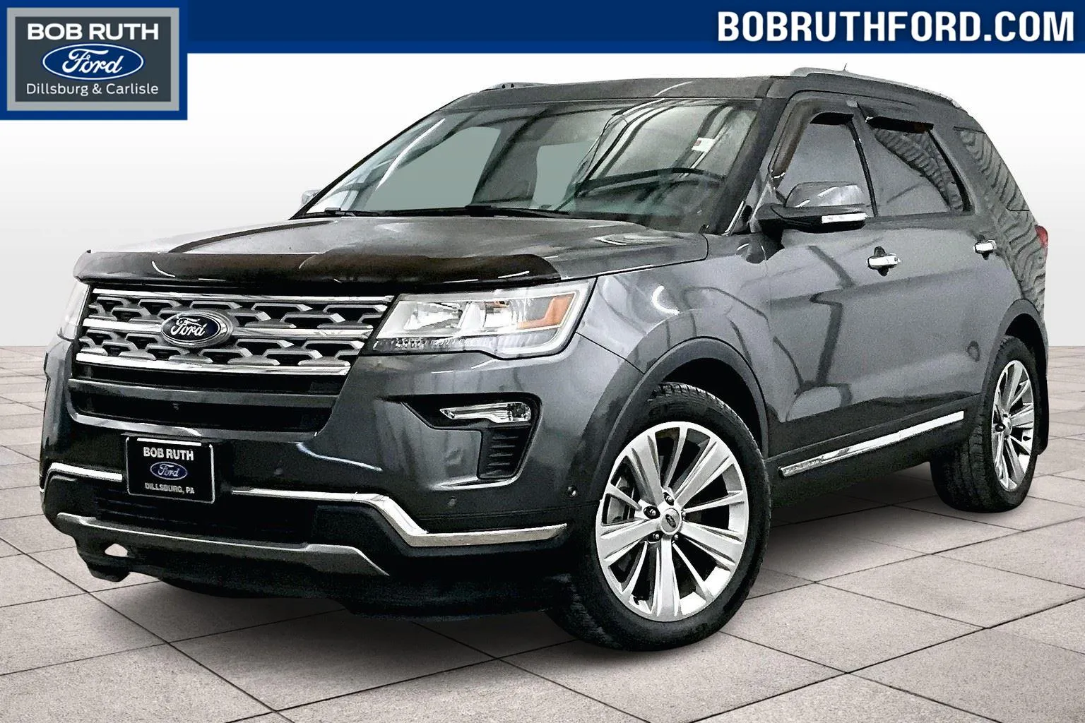 Gray 2018 Ford Explorer Limited for sale in Dillsburg, PA