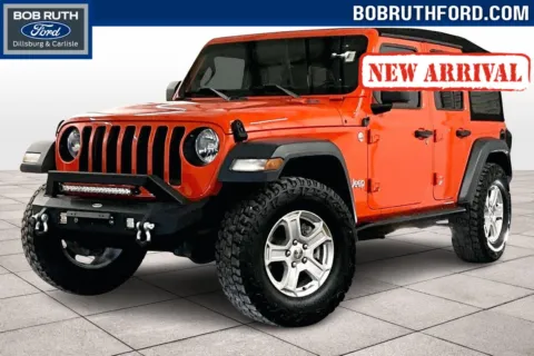 Orange 2019 Jeep Wrangler Unlimited Sport S for sale in Dillsburg, PA