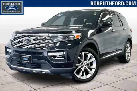 Black 2021 Ford Explorer Platinum for sale in Dillsburg, PA