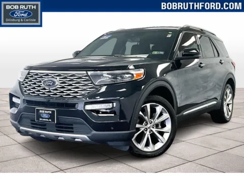 Black 2021 Ford Explorer Platinum for sale in Dillsburg, PA