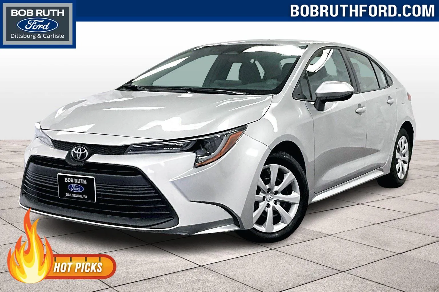 Silver 2024 Toyota Corolla LE for sale in Dillsburg, PA