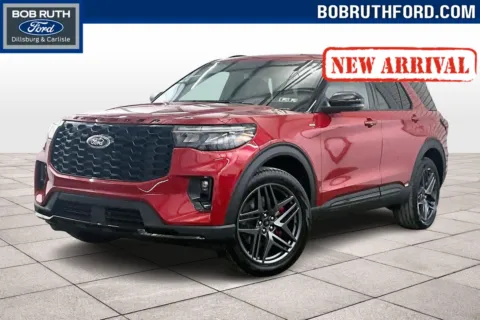 Red 2025 Ford Explorer ST-Line for sale in Dillsburg, PA