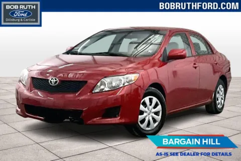 Red 2010 Toyota Corolla LE for sale in Dillsburg, PA