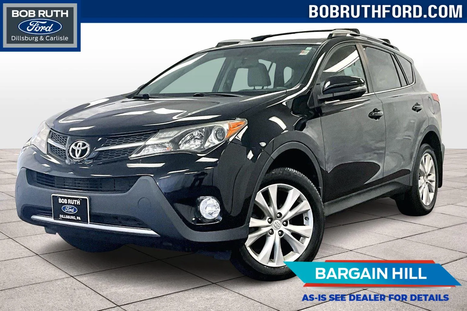 Black 2015 Toyota RAV4 Limited for sale in Dillsburg, PA