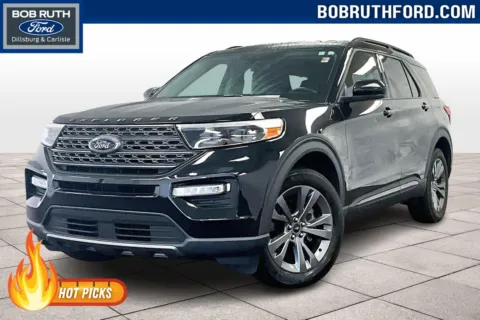 Black 2022 Ford Explorer XLT for sale in Dillsburg, PA