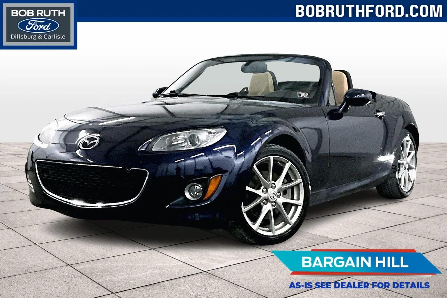 Blue 2012 Mazda MX-5 Miata Grand Touring for sale in Dillsburg, PA
