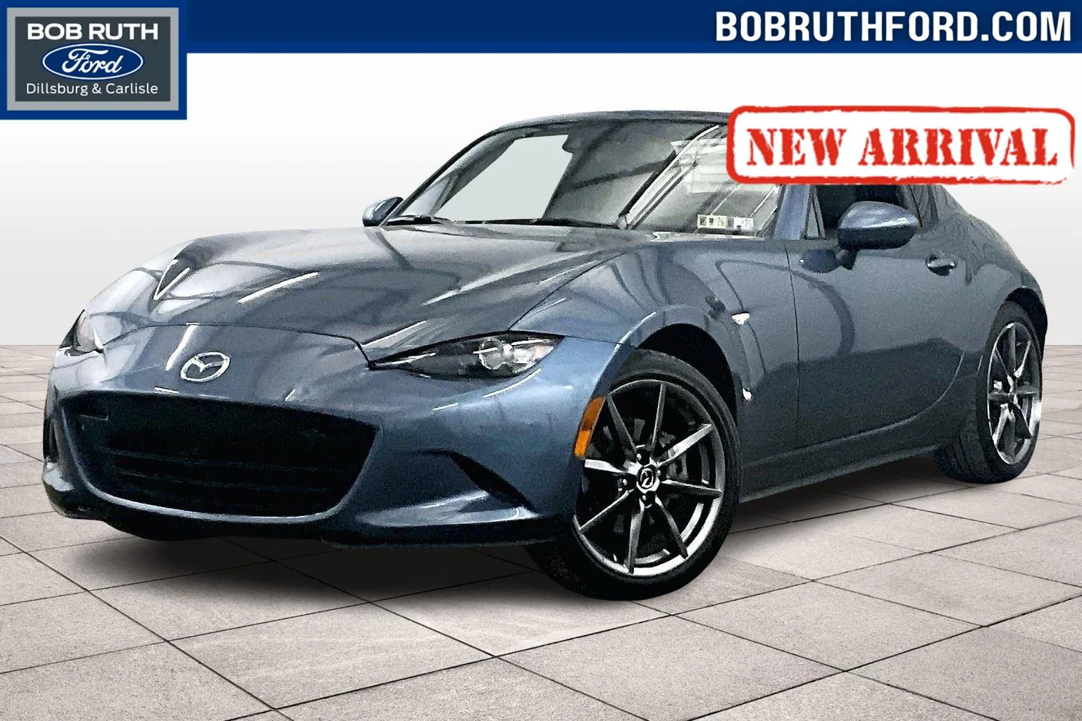 Blue 2017 Mazda MX-5 Miata RF Grand Touring for sale in Dillsburg, PA