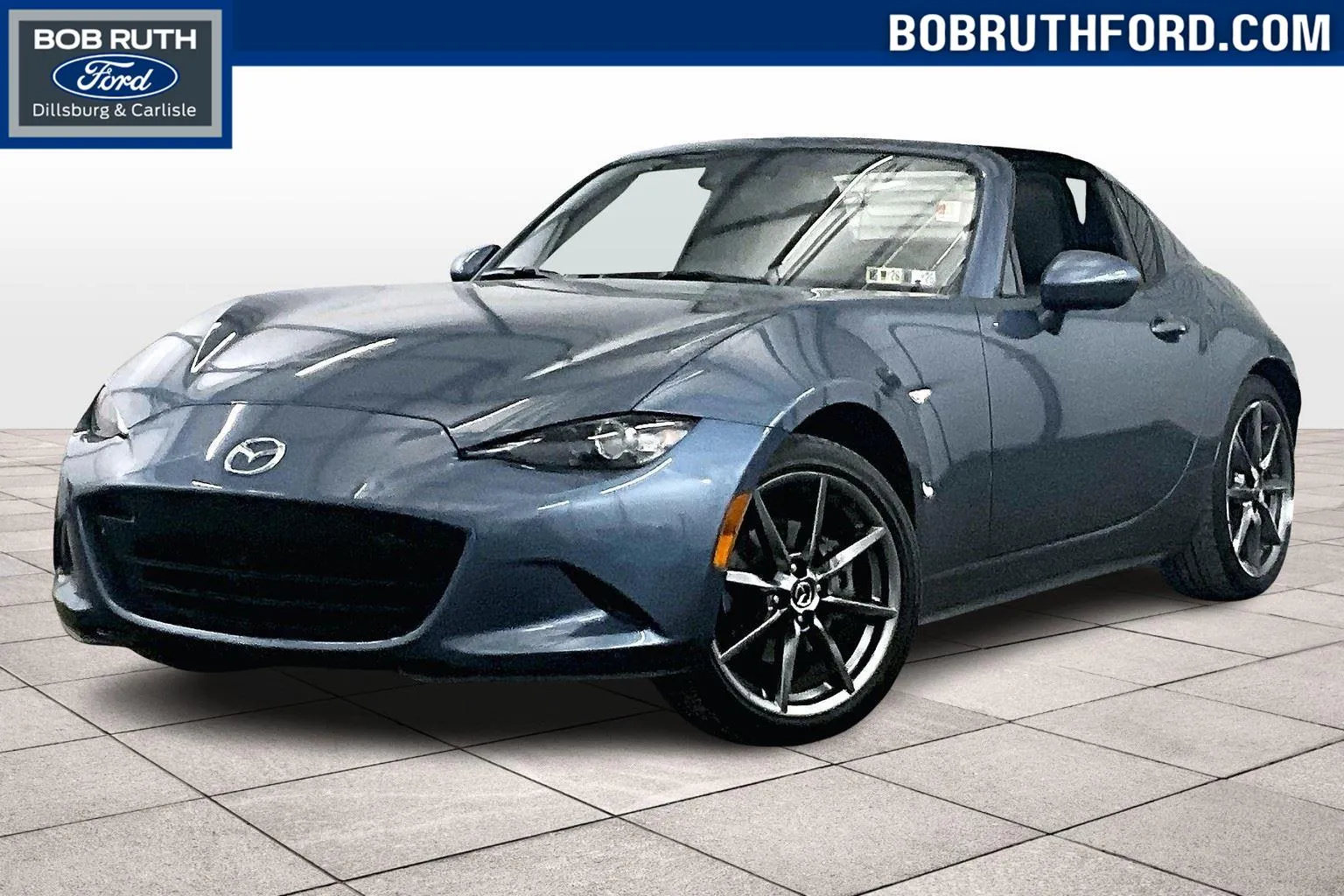Blue 2017 Mazda MX-5 Miata RF Grand Touring for sale in Dillsburg, PA