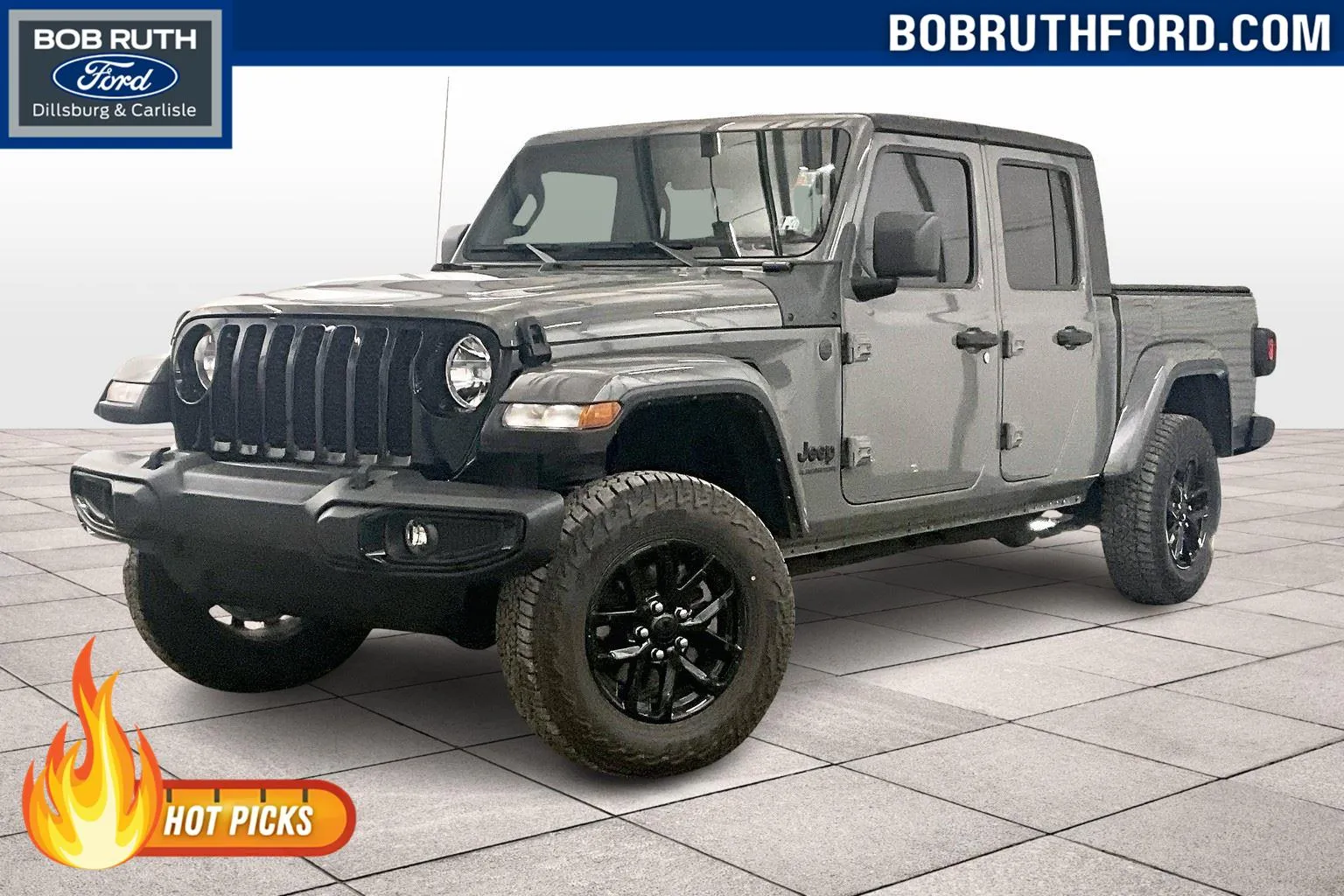 Gray 2022 Jeep Gladiator Altitude for sale in Dillsburg, PA