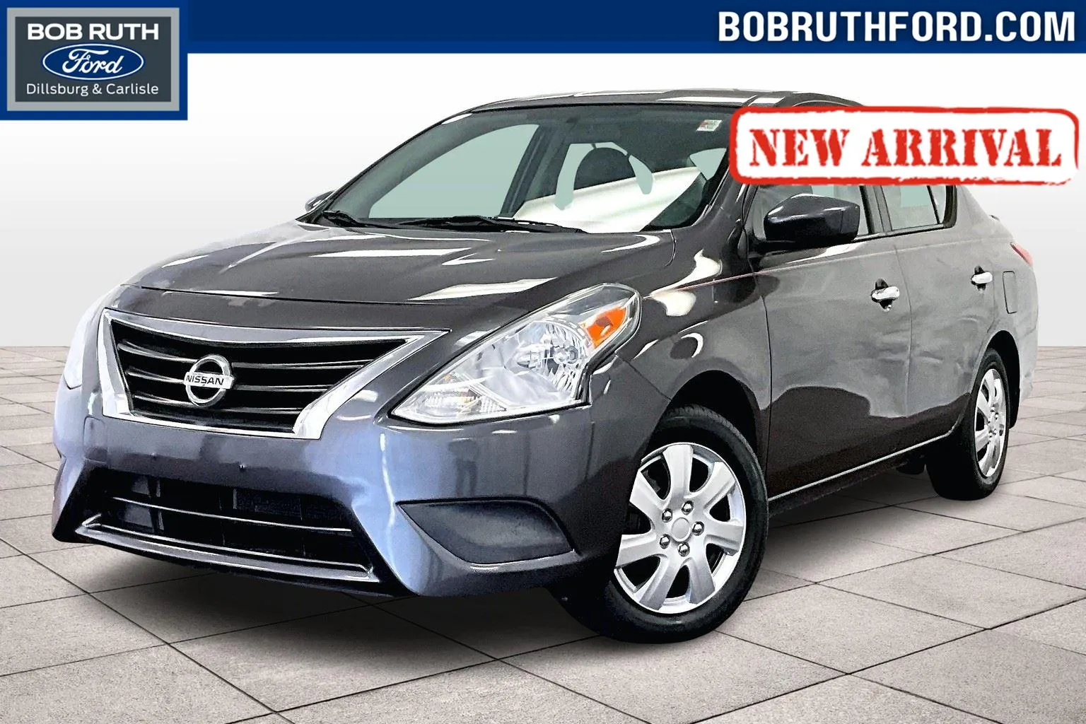 Gray 2015 Nissan Versa SV for sale in Dillsburg, PA