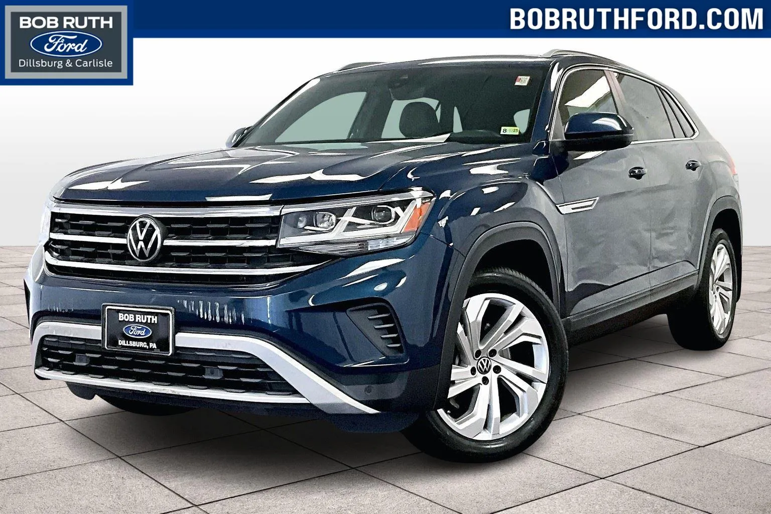 Blue 2020 Volkswagen Atlas Cross Sport 2.0T SEL for sale in Dillsburg, PA