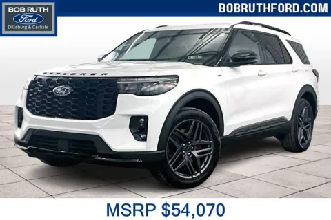 White 2025 Ford Explorer ST-Line for sale in Dillsburg, PA