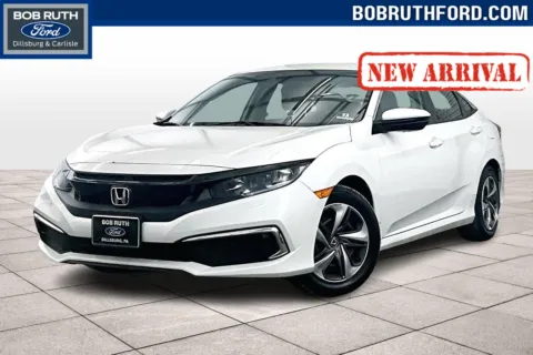 White 2019 Honda Civic Sedan LX for sale in Dillsburg, PA