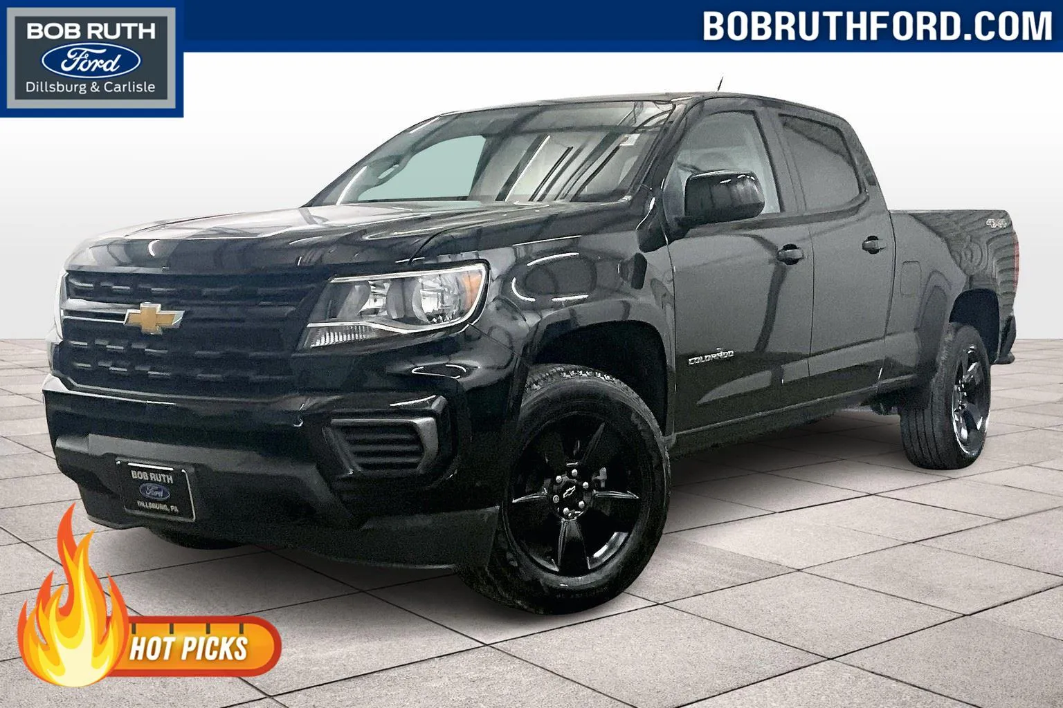 Black 2021 Chevrolet Colorado 4WD LT for sale in Dillsburg, PA