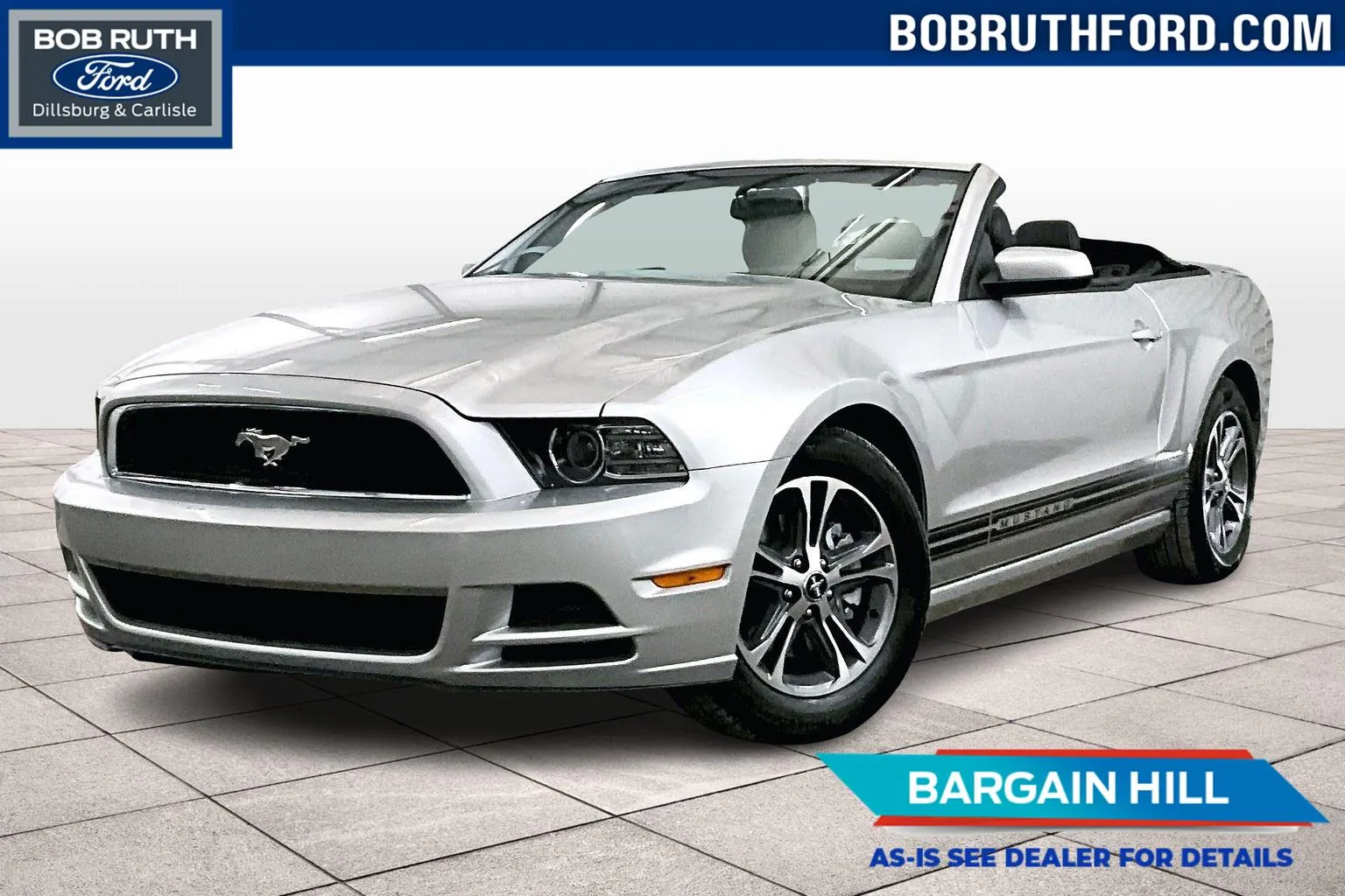 Silver 2014 Ford Mustang V6 Premium for sale in Dillsburg, PA