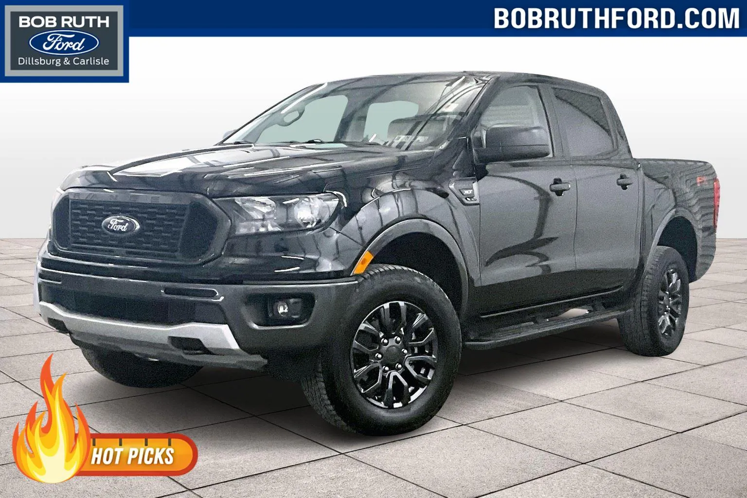 Black 2020 Ford Ranger XLT for sale in Dillsburg, PA