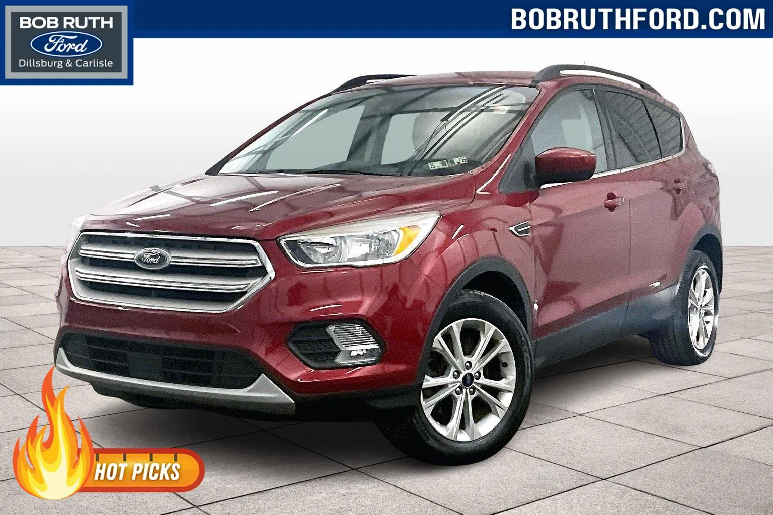 Red 2018 Ford Escape SE for sale in Dillsburg, PA