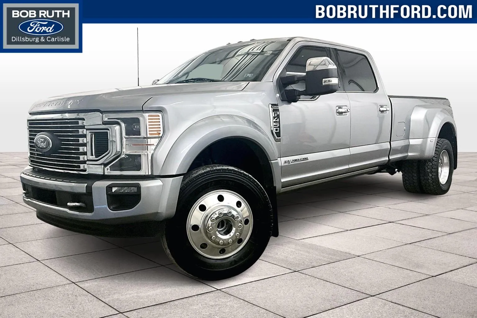 Silver 2022 Ford Super Duty F-450 DRW Platinum for sale in Dillsburg, PA