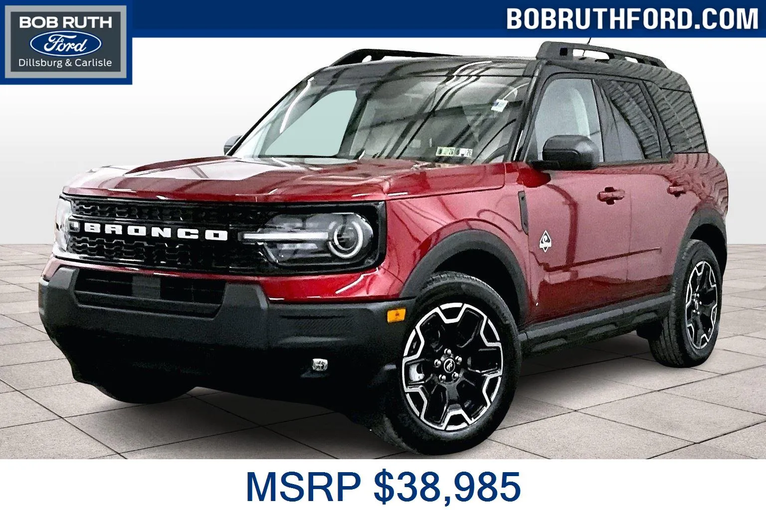 Red 2025 Ford Bronco Sport Outer Banks for sale in Dillsburg, PA