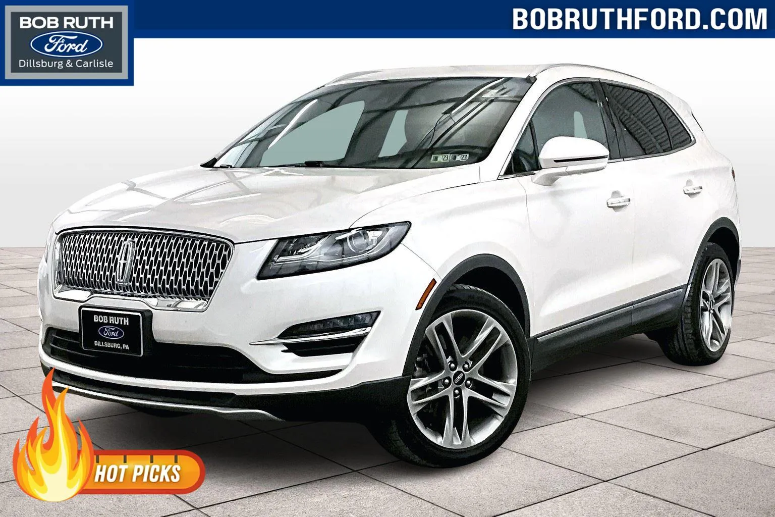 White 2019 Lincoln MKC Reserve for sale in Dillsburg, PA