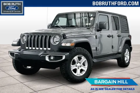 Gray 2021 Jeep Wrangler Unlimited Sahara for sale in Dillsburg, PA