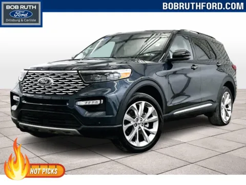 Blue 2023 Ford Explorer Platinum for sale in Dillsburg, PA
