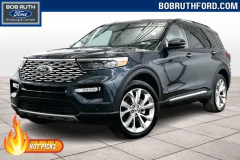 Blue 2023 Ford Explorer Platinum for sale in Dillsburg, PA