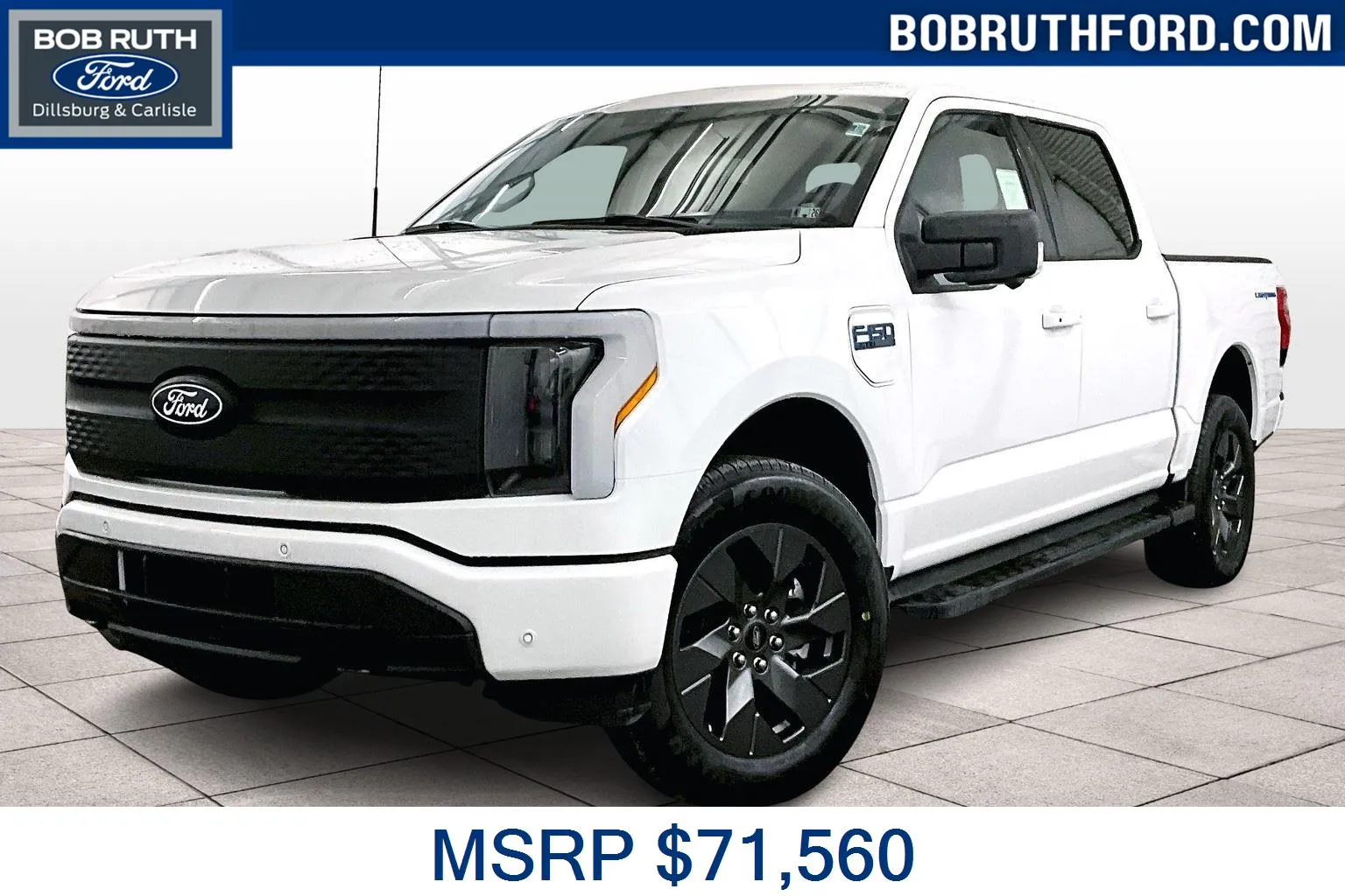 White 2025 Ford F-150 Lightning Flash for sale in Dillsburg, PA