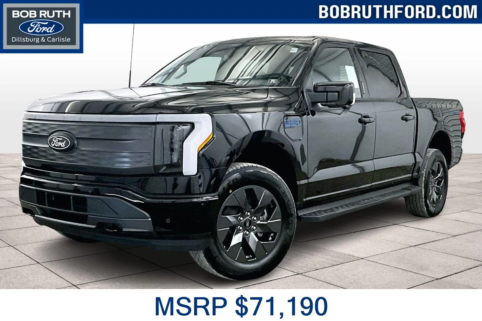 Black 2025 Ford F-150 Lightning Lariat for sale in Dillsburg, PA