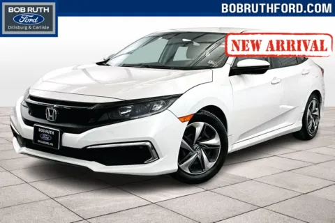 White 2019 Honda Civic Sedan LX for sale in Dillsburg, PA