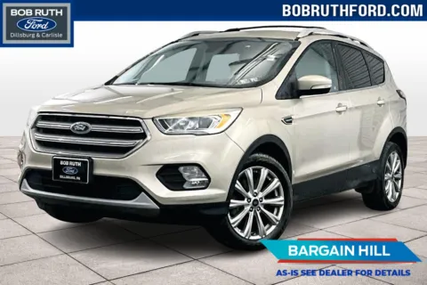 White 2017 Ford Escape Titanium for sale in Dillsburg, PA