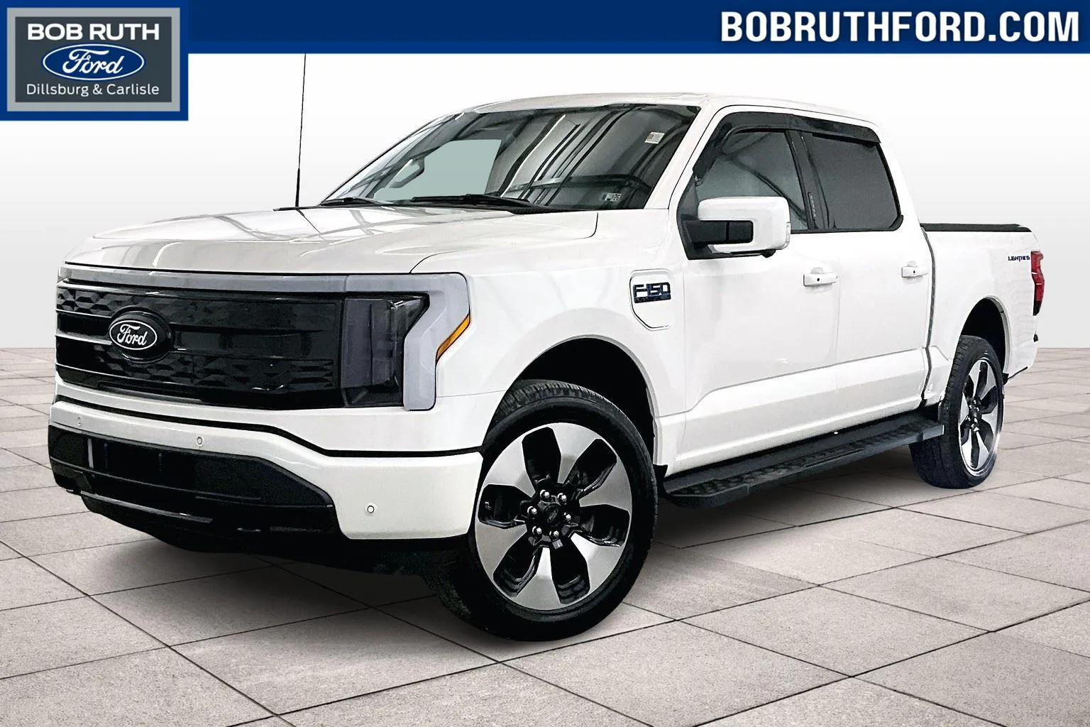 White 2025 Ford F-150 Lightning Platinum for sale in Dillsburg, PA