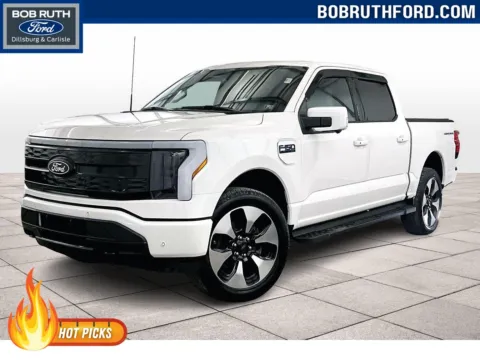 White 2025 Ford F-150 Lightning Platinum for sale in Dillsburg, PA