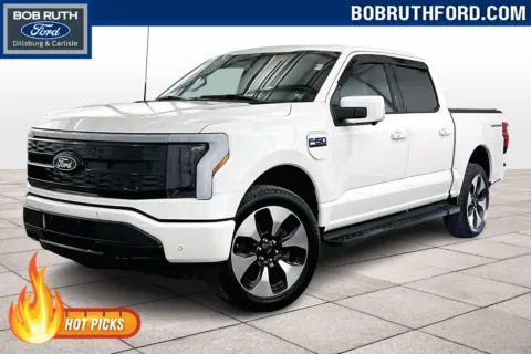 White 2025 Ford F-150 Lightning Platinum for sale in Dillsburg, PA