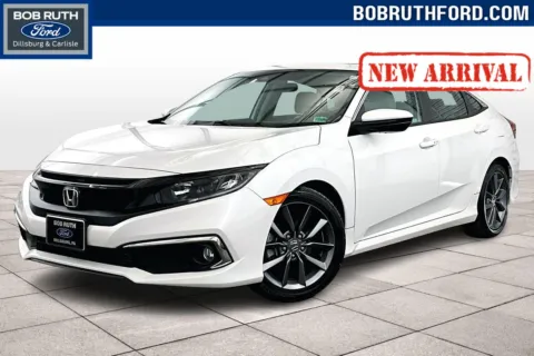 White 2020 Honda Civic Sedan EX for sale in Dillsburg, PA