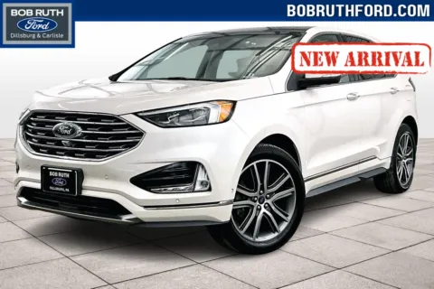 White 2019 Ford Edge Titanium for sale in Dillsburg, PA