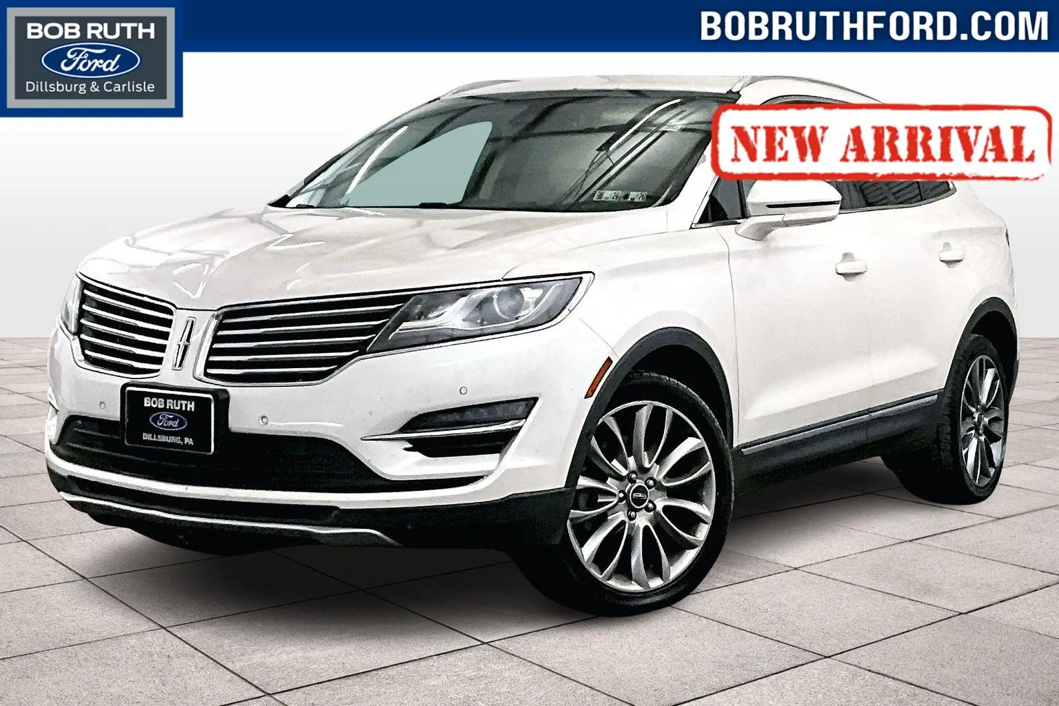 White 2017 Lincoln MKC Reserve for sale in Dillsburg, PA