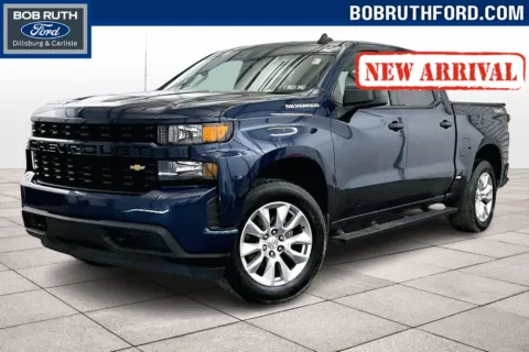 Blue 2021 Chevrolet Silverado 1500 Custom for sale in Dillsburg, PA