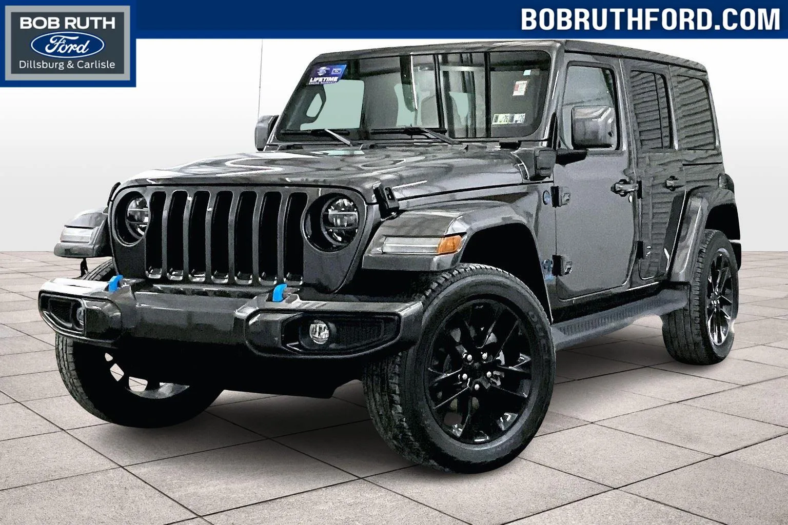 Gray 2021 Jeep Wrangler 4xe Unlimited Sahara High Altitude for sale in Dillsburg, PA