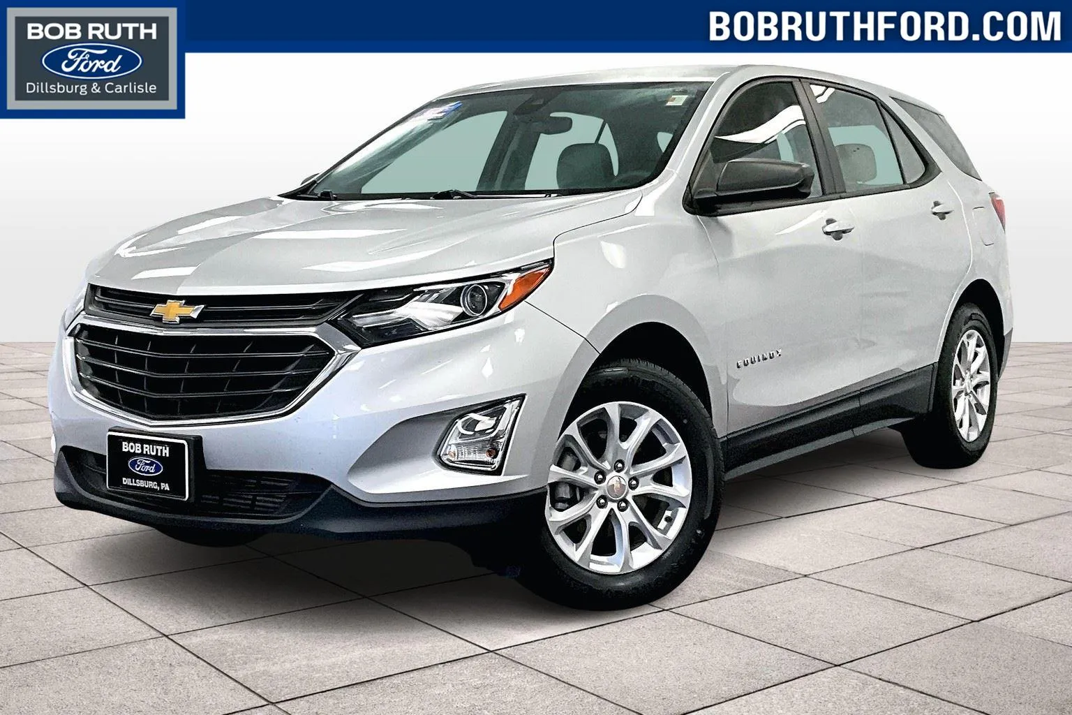 Silver 2021 Chevrolet Equinox LS for sale in Dillsburg, PA
