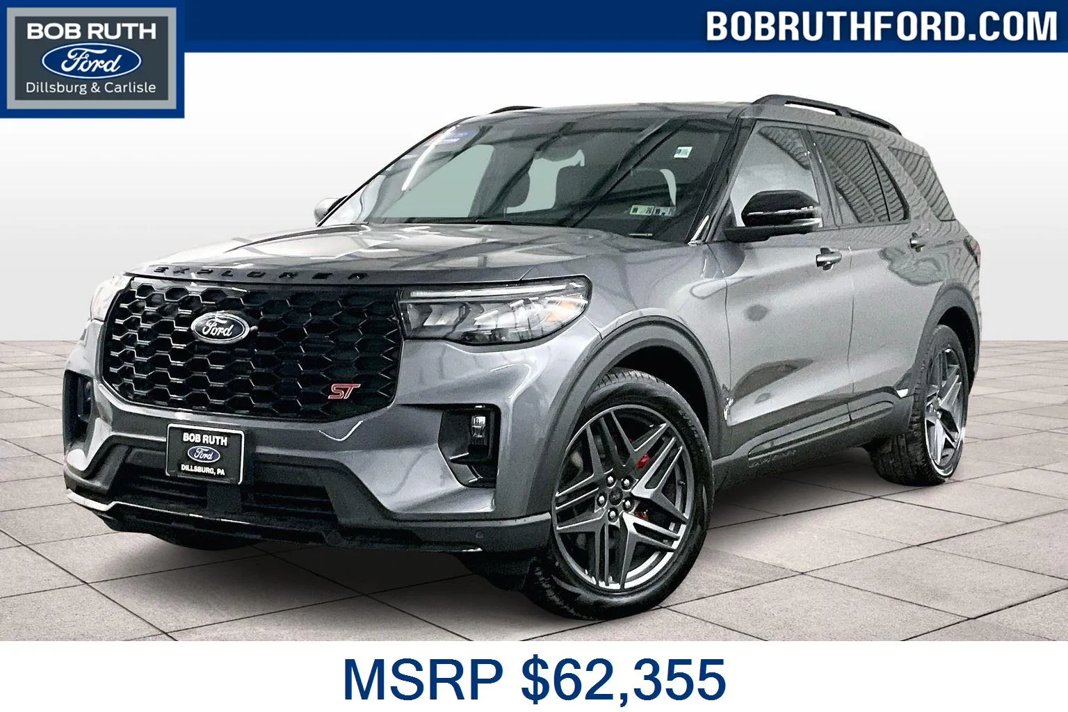 Gray 2025 Ford Explorer ST for sale in Dillsburg, PA