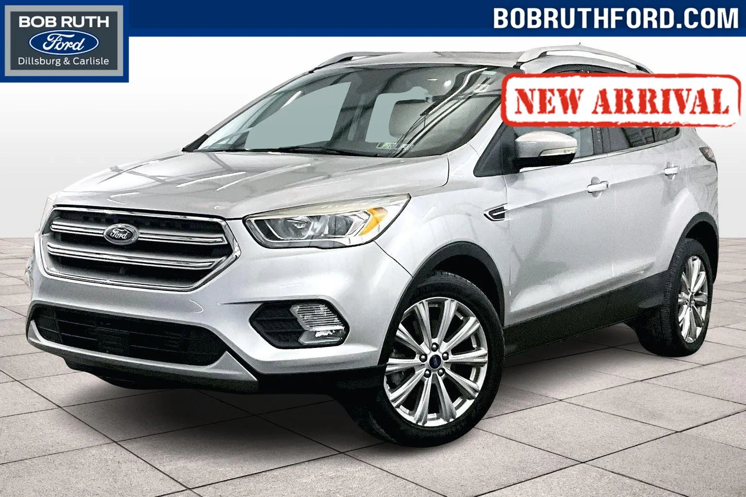 Silver 2017 Ford Escape Titanium for sale in Dillsburg, PA